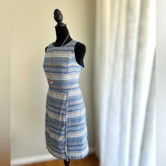 Laundry by Shelli Segal Twill Cotton Blend Dress size 6 - Picture 6 of 15